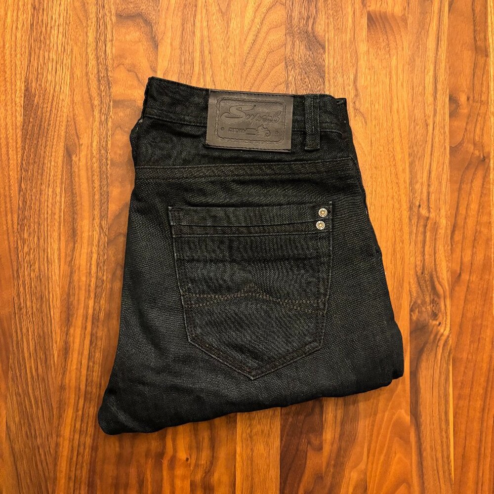 Superb Dark Grey Denim Size 34x32